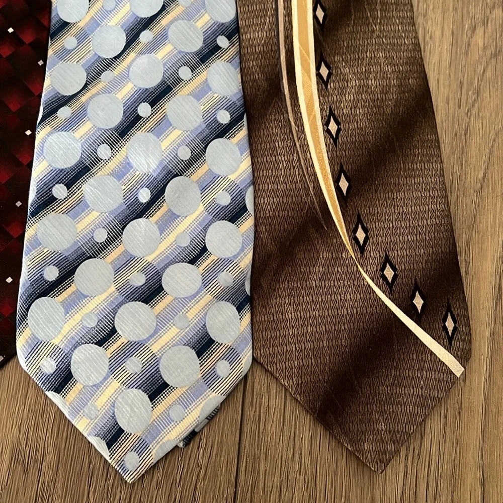 Puritan,Stafford,Merona And More Men’s 100% Silk Classic Tie Bundle Of 7 Size OS